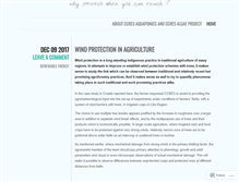 Tablet Screenshot of ccresaquaponics.wordpress.com