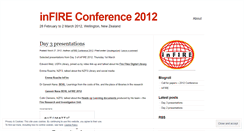 Desktop Screenshot of infire2012.wordpress.com