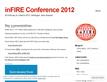 Tablet Screenshot of infire2012.wordpress.com