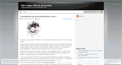 Desktop Screenshot of naocomprefavorita.wordpress.com