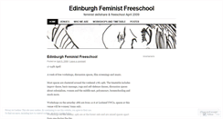 Desktop Screenshot of edifeministfreeschool.wordpress.com