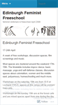 Mobile Screenshot of edifeministfreeschool.wordpress.com