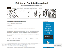 Tablet Screenshot of edifeministfreeschool.wordpress.com