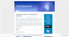 Desktop Screenshot of hypnosisdarrenmarks.wordpress.com