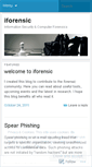 Mobile Screenshot of iforensic.wordpress.com