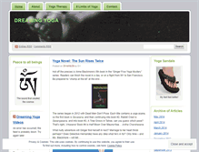 Tablet Screenshot of dreamingyoga.wordpress.com