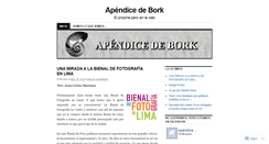 Desktop Screenshot of apendicedebork.wordpress.com