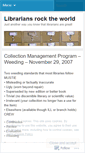 Mobile Screenshot of librariansrock.wordpress.com