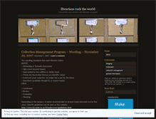 Tablet Screenshot of librariansrock.wordpress.com