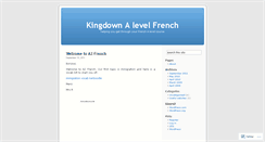 Desktop Screenshot of alevelfrench.wordpress.com