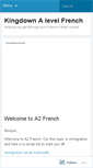 Mobile Screenshot of alevelfrench.wordpress.com