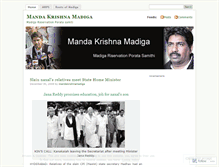 Tablet Screenshot of mandakrishnamadiga.wordpress.com