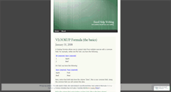 Desktop Screenshot of excelhelp.wordpress.com