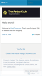 Mobile Screenshot of pedroclub.wordpress.com