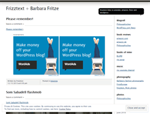 Tablet Screenshot of frizzkolumne.wordpress.com