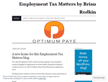 Tablet Screenshot of employmenttaxmattersbybrianrudkin.wordpress.com