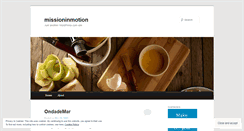 Desktop Screenshot of missioninmotion.wordpress.com