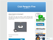 Tablet Screenshot of clubpenguinfive.wordpress.com