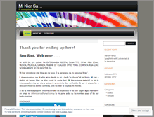 Tablet Screenshot of mikiersa.wordpress.com