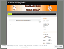 Tablet Screenshot of escueladebailenuevoritmo.wordpress.com