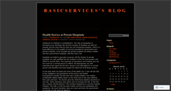 Desktop Screenshot of basicservices.wordpress.com