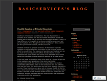 Tablet Screenshot of basicservices.wordpress.com