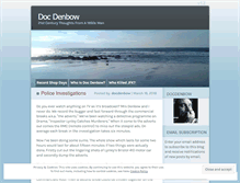 Tablet Screenshot of docdenbow.wordpress.com