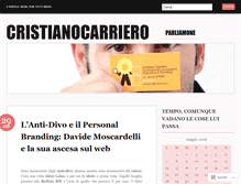 Tablet Screenshot of cristianocarriero.wordpress.com