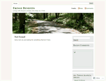 Tablet Screenshot of afringebenefit.wordpress.com