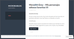 Desktop Screenshot of microbia.wordpress.com