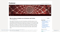 Desktop Screenshot of carfresheners.wordpress.com