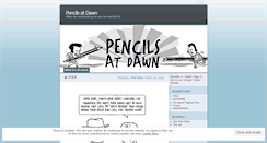 Desktop Screenshot of pencilsatdawn.wordpress.com