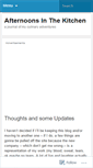 Mobile Screenshot of afternoonsinthekitchen.wordpress.com