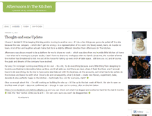 Tablet Screenshot of afternoonsinthekitchen.wordpress.com