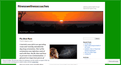 Desktop Screenshot of fitnesswellnesscoaches.wordpress.com