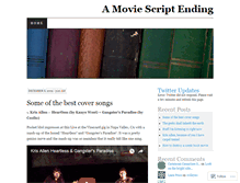 Tablet Screenshot of amoviescriptending.wordpress.com