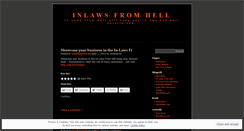 Desktop Screenshot of inlawsfromhellbook.wordpress.com