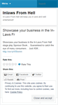 Mobile Screenshot of inlawsfromhellbook.wordpress.com