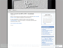 Tablet Screenshot of haltadefinicion.wordpress.com