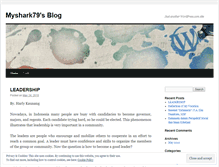 Tablet Screenshot of myshark79.wordpress.com