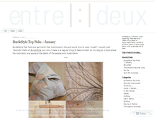 Tablet Screenshot of entredeuxbetweentwo.wordpress.com