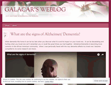 Tablet Screenshot of galacar.wordpress.com