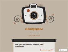 Tablet Screenshot of cloudyeppeo.wordpress.com
