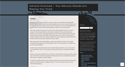 Desktop Screenshot of adrenaloverload.wordpress.com