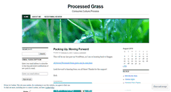 Desktop Screenshot of processedgrass.wordpress.com