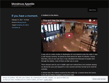 Tablet Screenshot of monstrousappetite.wordpress.com