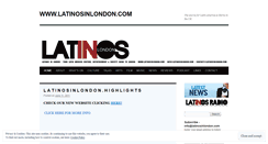 Desktop Screenshot of latinosinlondon.wordpress.com
