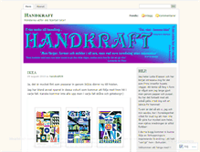 Tablet Screenshot of handkraft09.wordpress.com