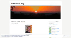 Desktop Screenshot of jbfstories.wordpress.com