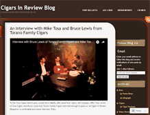Tablet Screenshot of cigarsinreview.wordpress.com